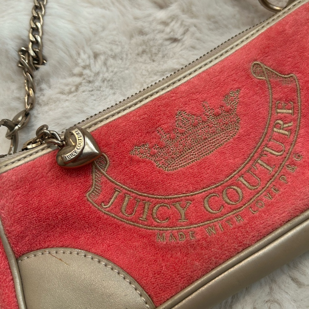 Y2K RARE Juicy Couture baguette 💕 rare coral pink